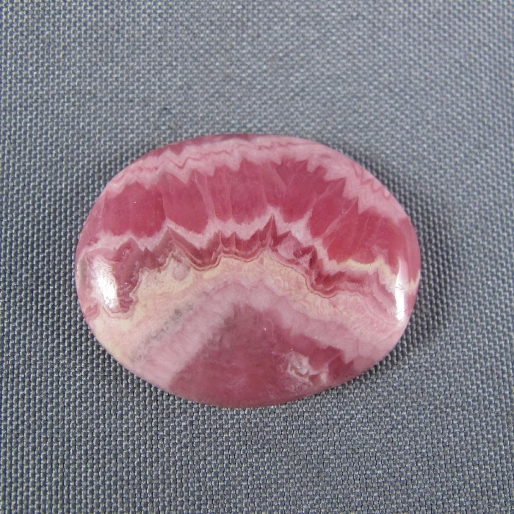 Rhodocrosite Cabochon gem set