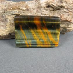 Variegated Blue Gold Tiger's Eye Cabochon
