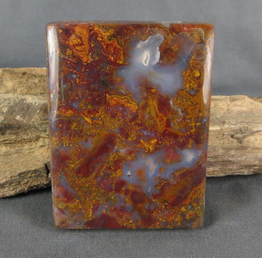Bloody Basin Agate Cabochon