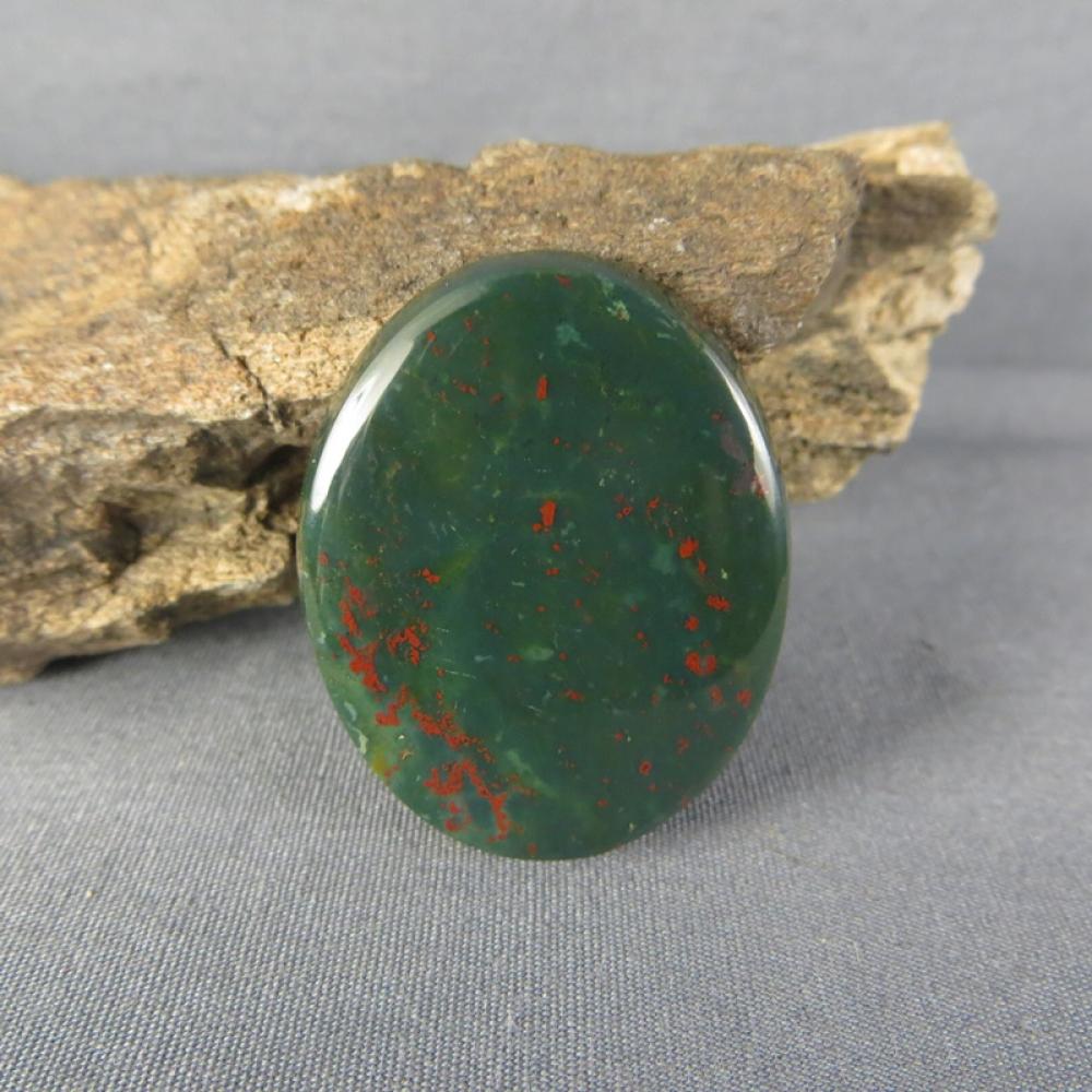 Bloodstone Cabochon