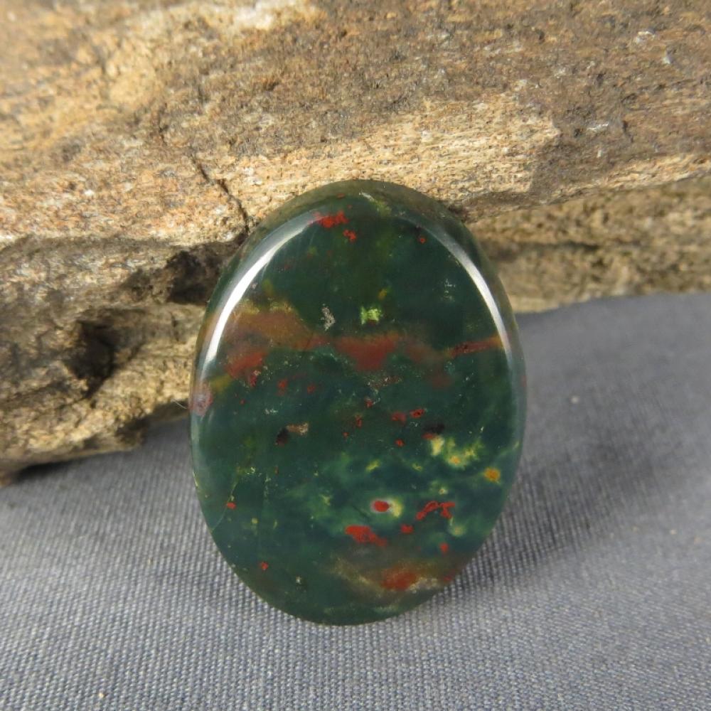 Bloodstone Cabochon