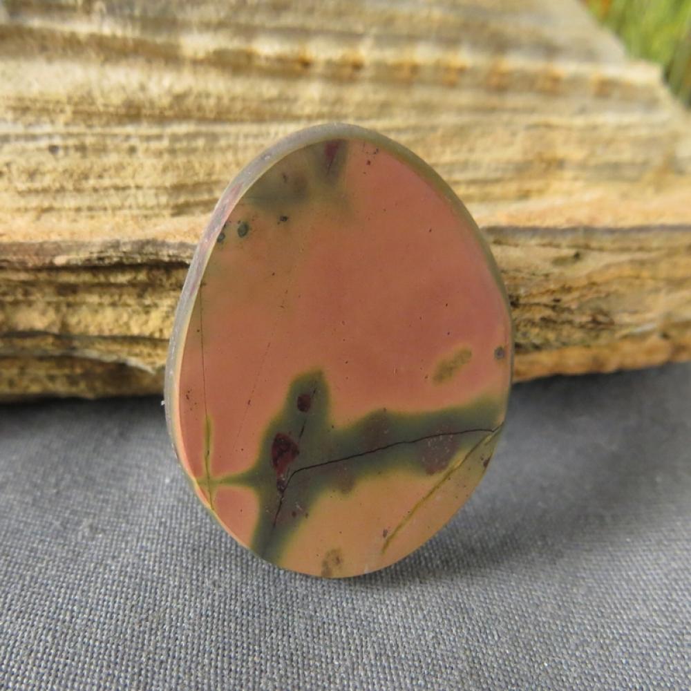 Cherry Creek Jasper cabochon