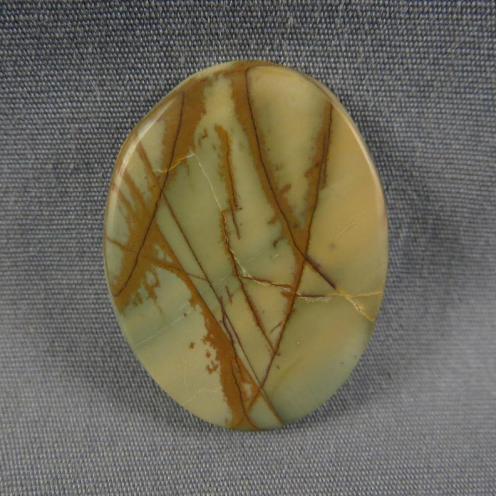 Cherry Creek Jasper cabochon