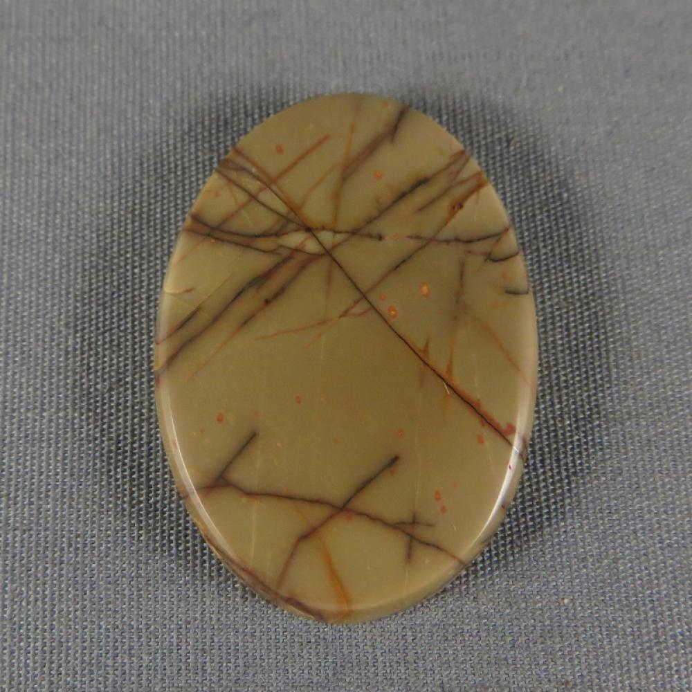 Cherry Creek Jasper cabochon