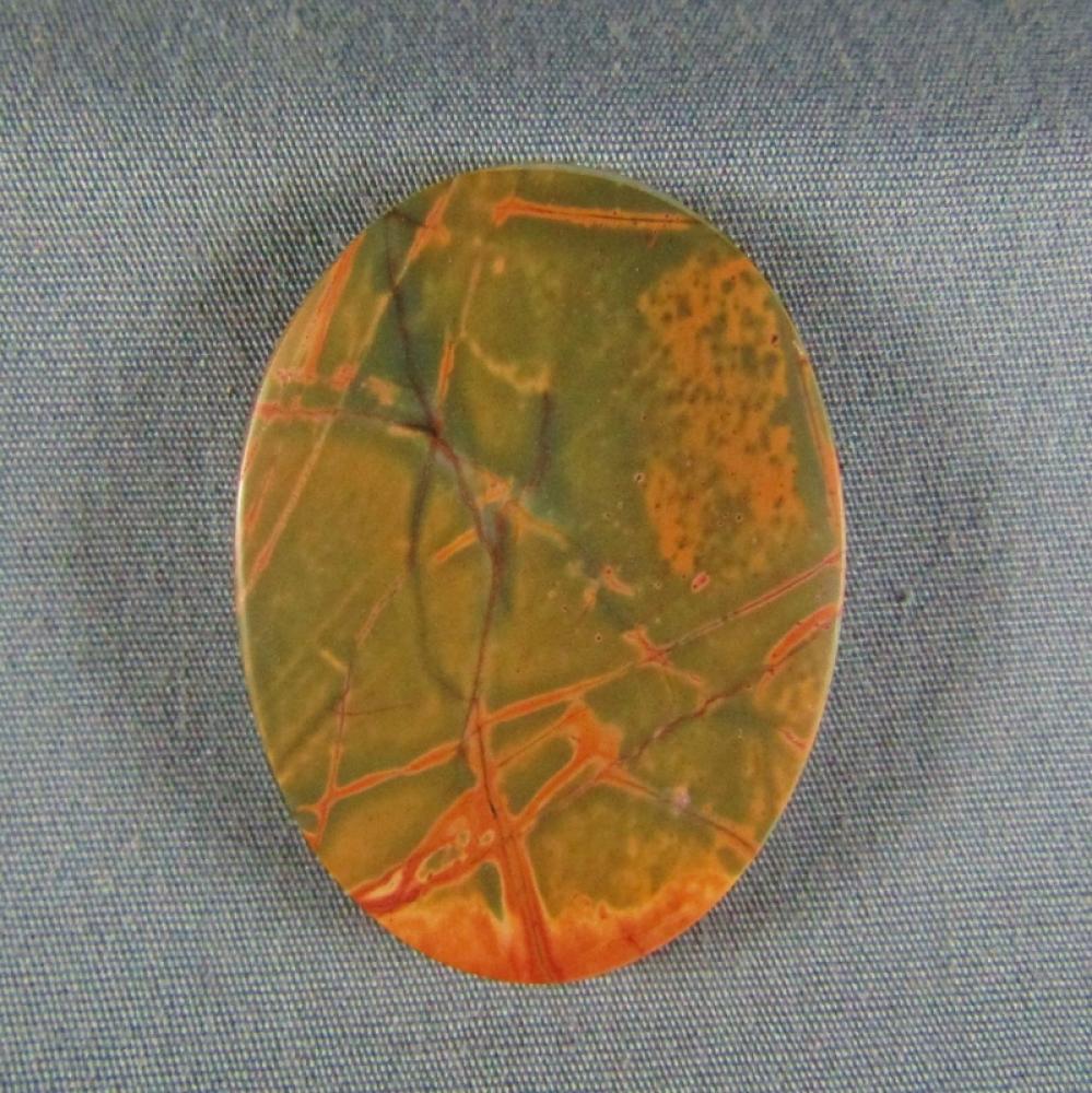 Cherry Creek Jasper cabochon
