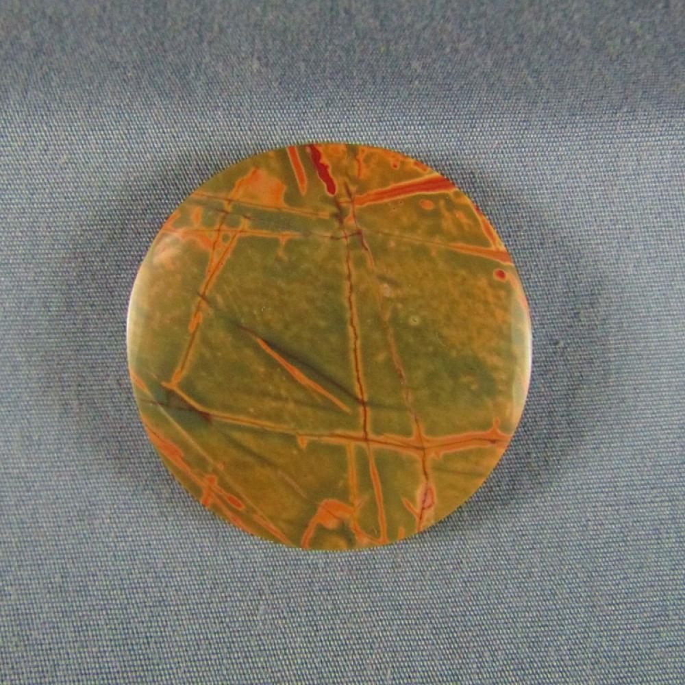 Cherry Creek Jasper cabochon