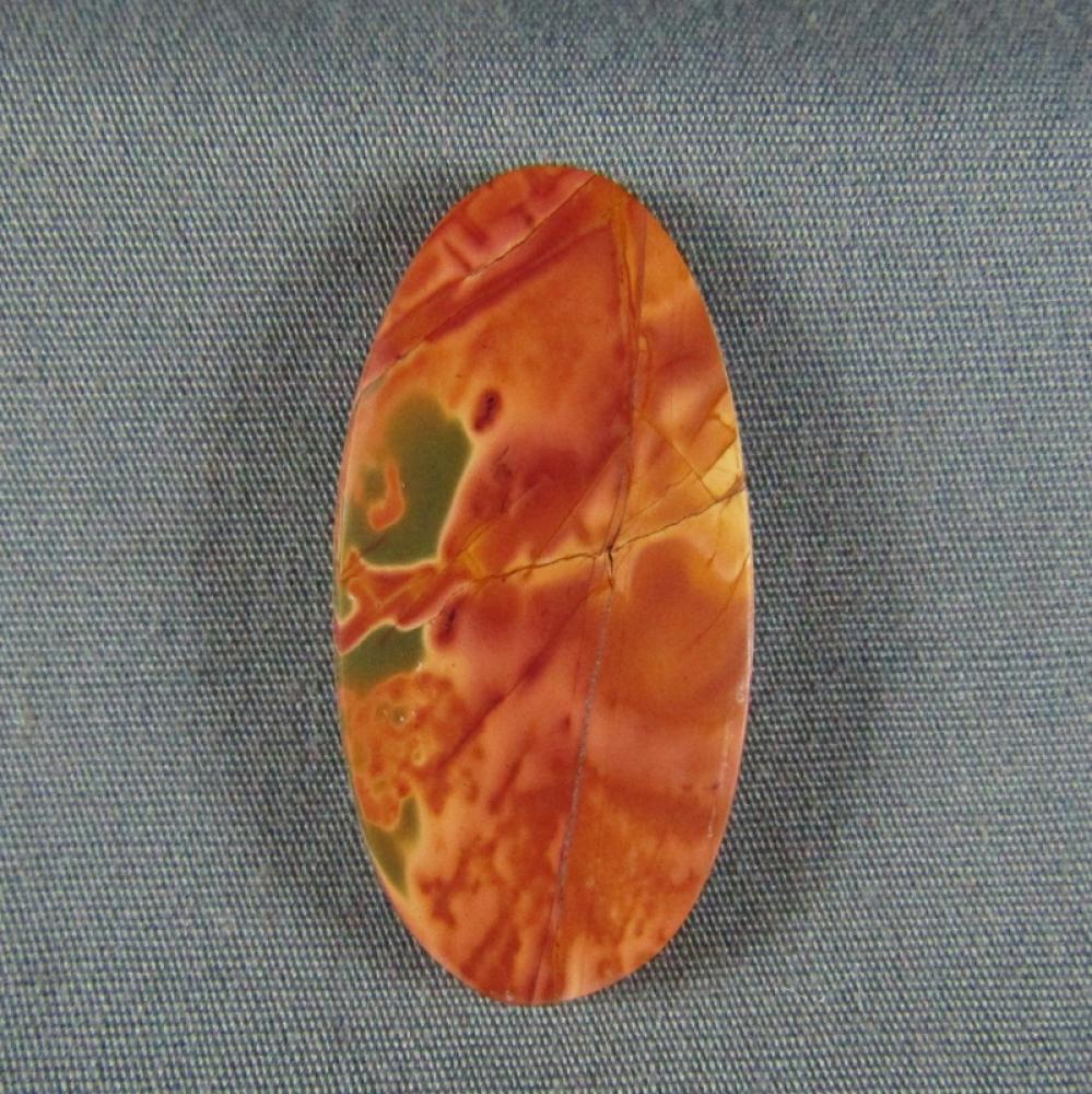 Cherry Creek Jasper cabochon
