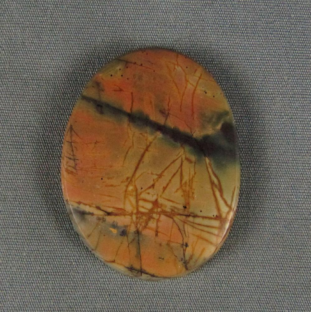 Cherry Creek Jasper cabochon