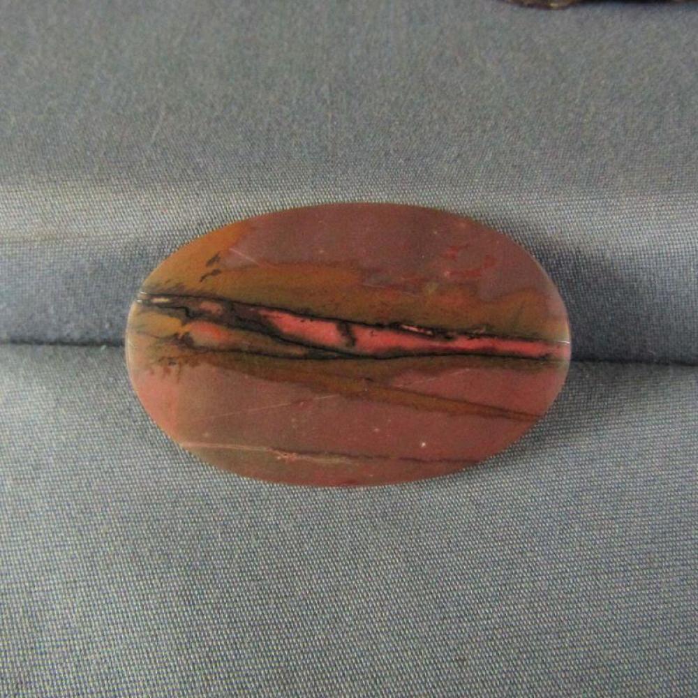 Cherry Creek Jasper cabochon