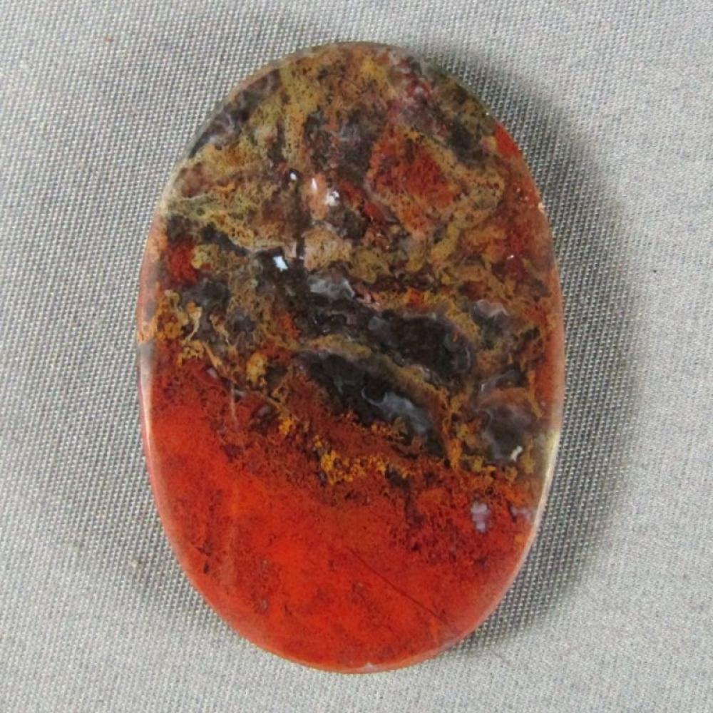 Flame Agate Cabochon