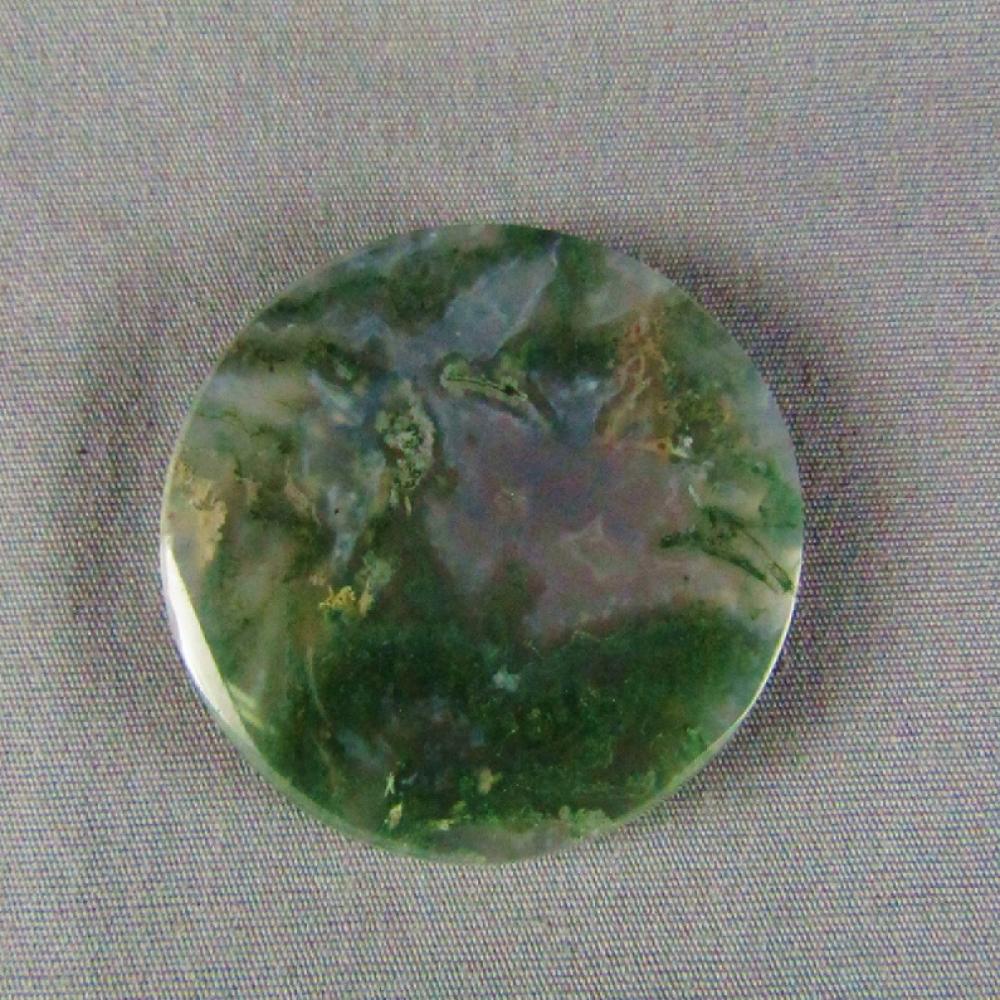 Green Moss Agate Cabochon