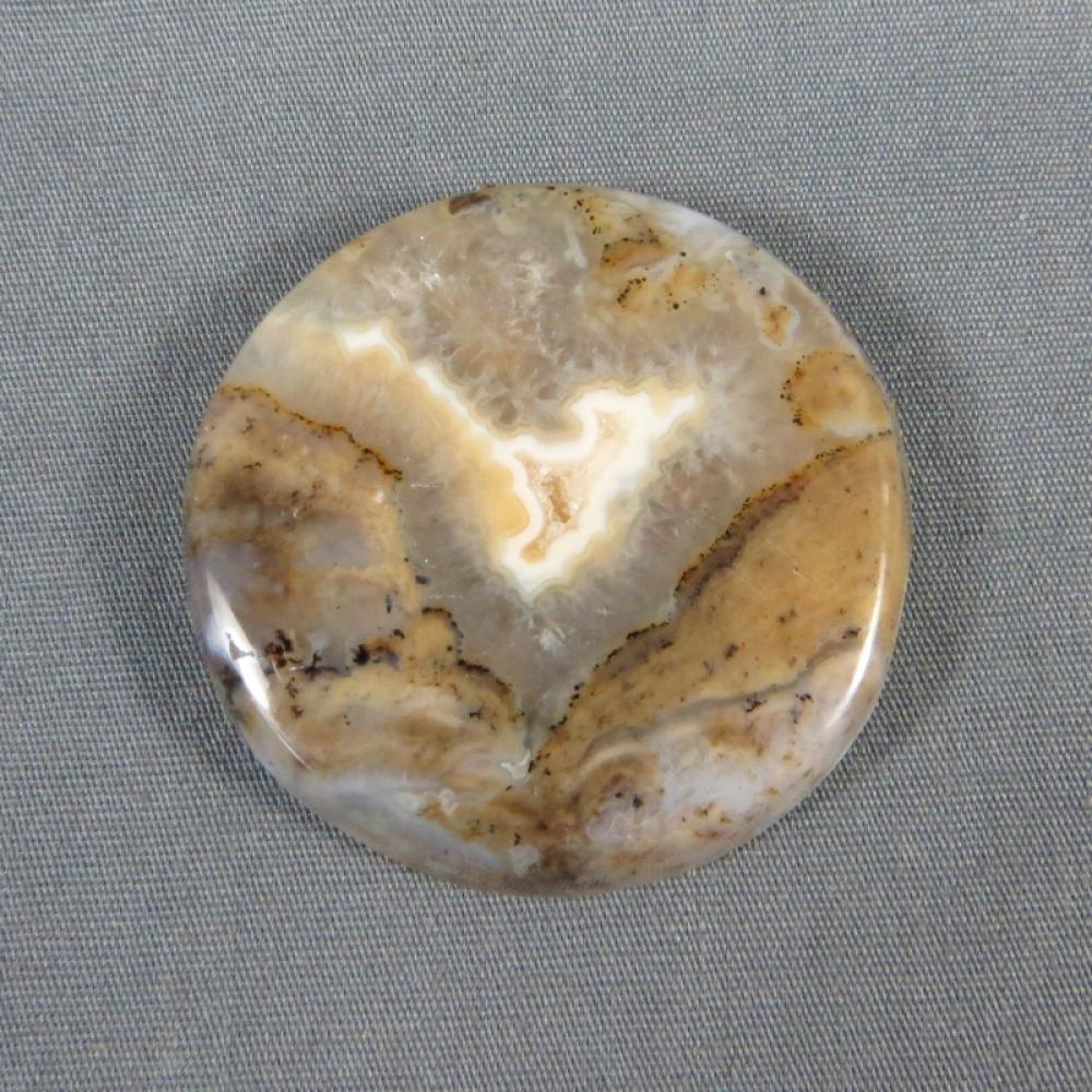 Graveyard Point Plume Agate Cabochon