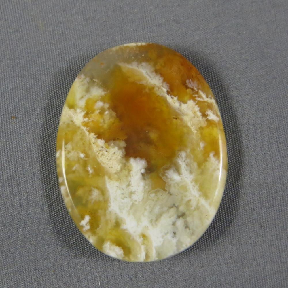 Graveyard Point Plume Agate Cabochon