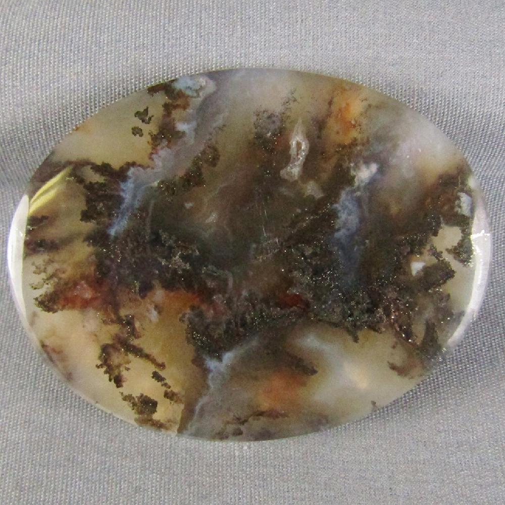 Graveyard Point Plume Agate Cabochon