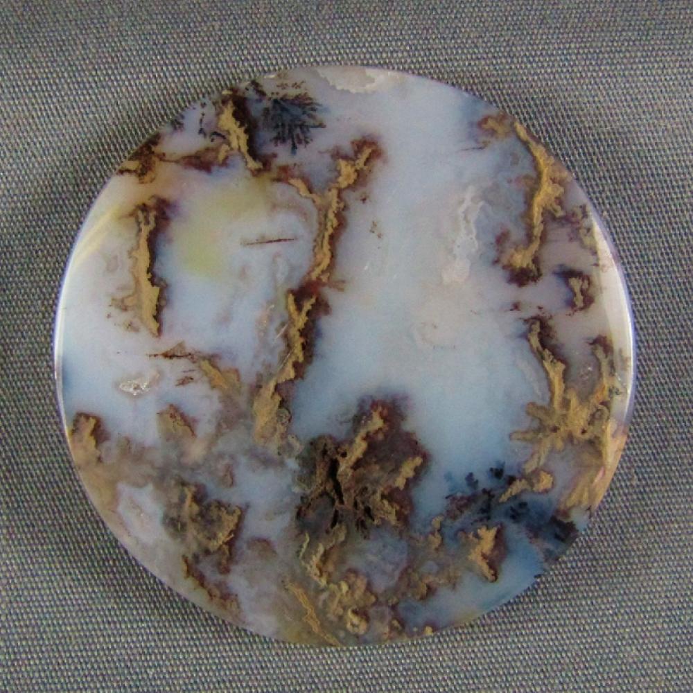 Graveyard Point Plume Agate Cabochon