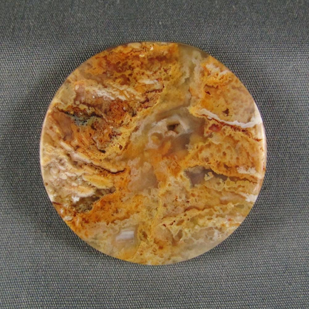 Graveyard Point Plume Agate Cabochon