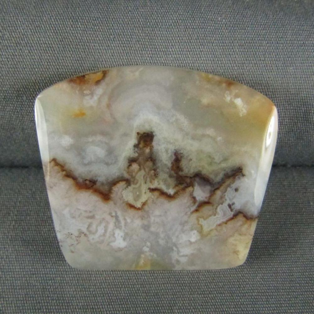 Graveyard Point Plume Agate Cabochon