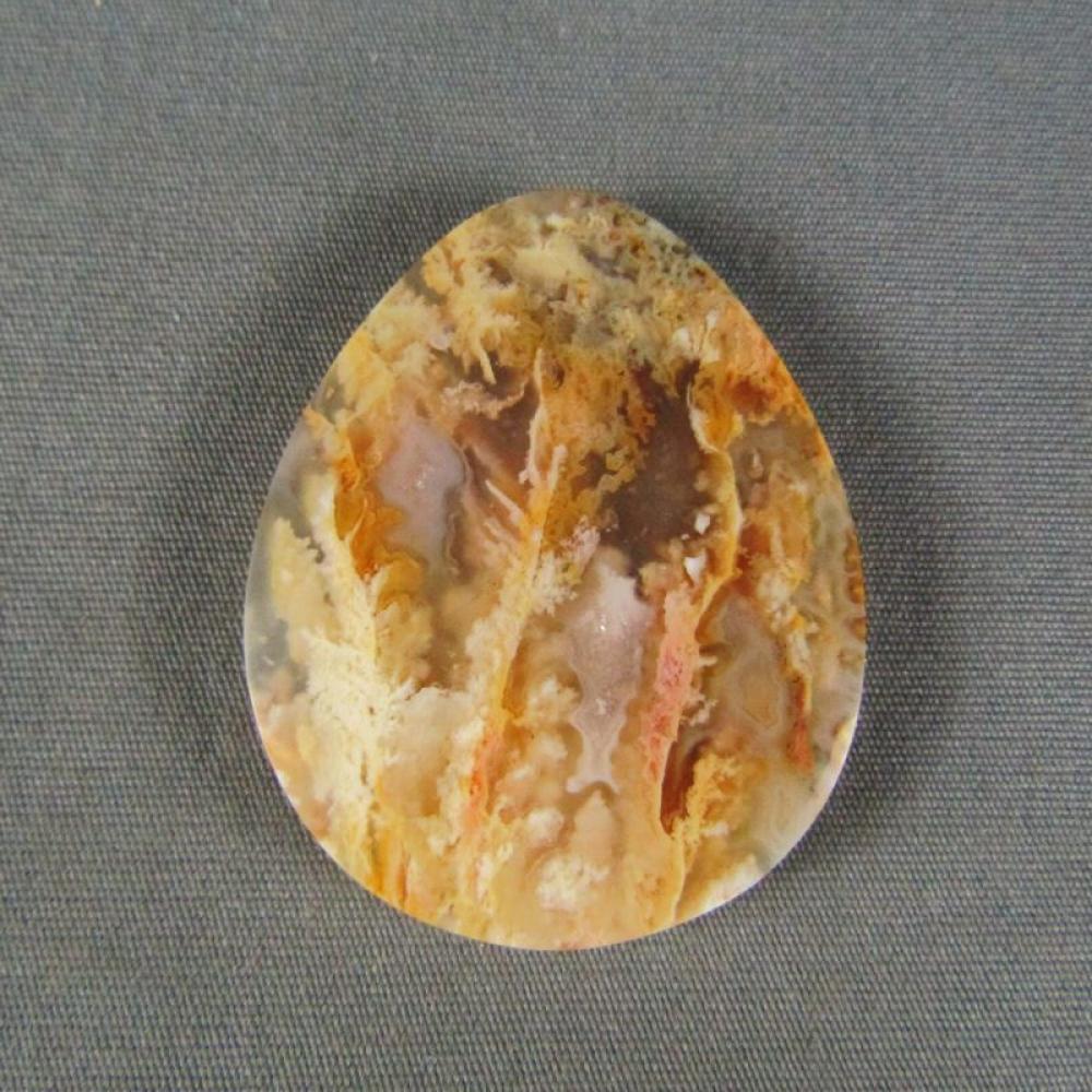 Graveyard Point Plume Agate Cabochon