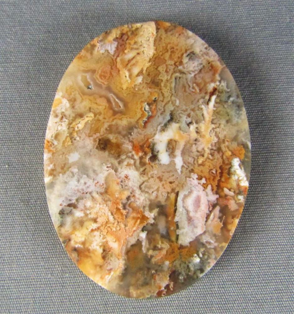 Graveyard Point Plume Agate Cabochon