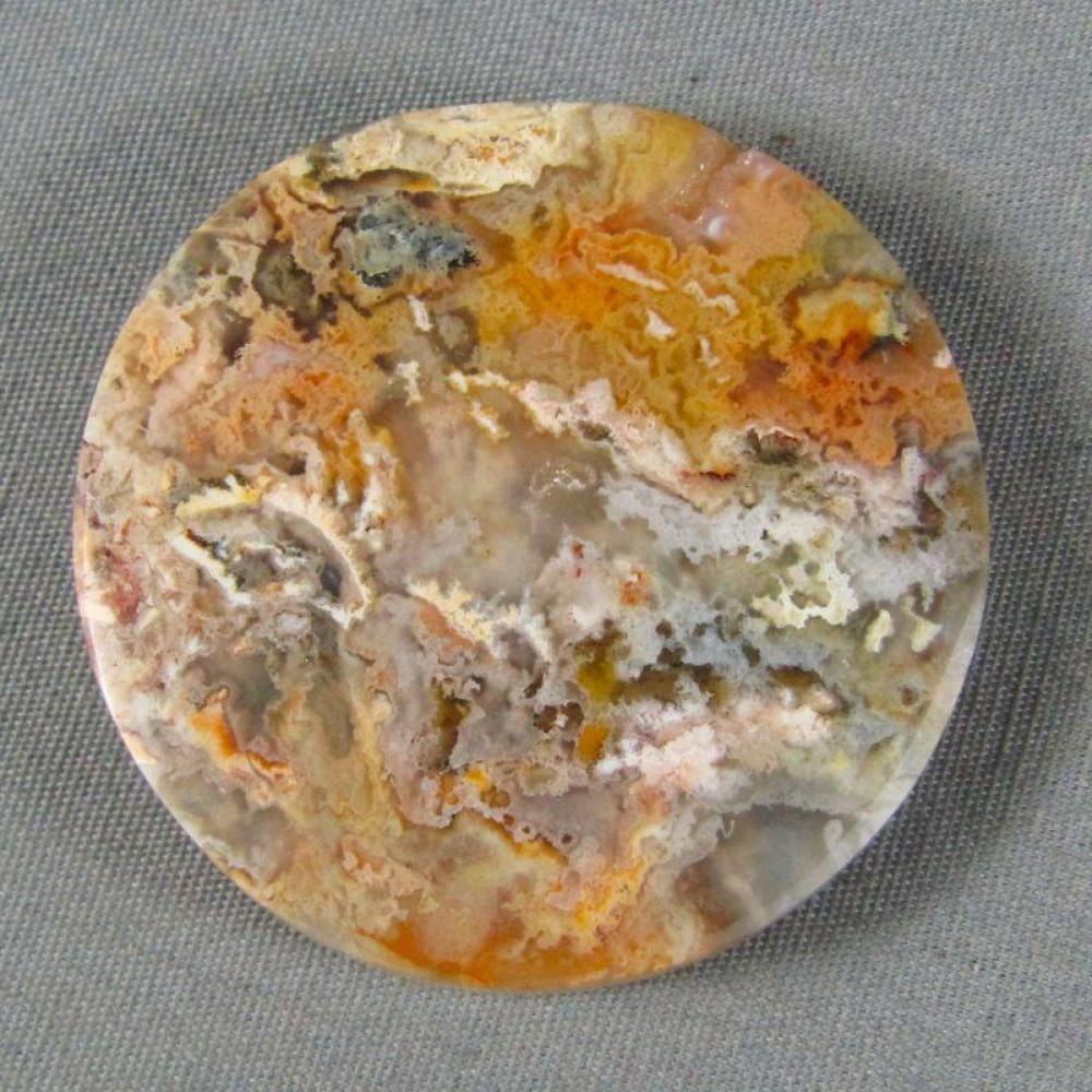 Graveyard Point Plume Agate Cabochon