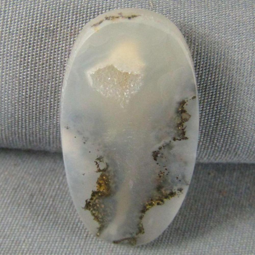 Graveyard Point Plume Agate Cabochon