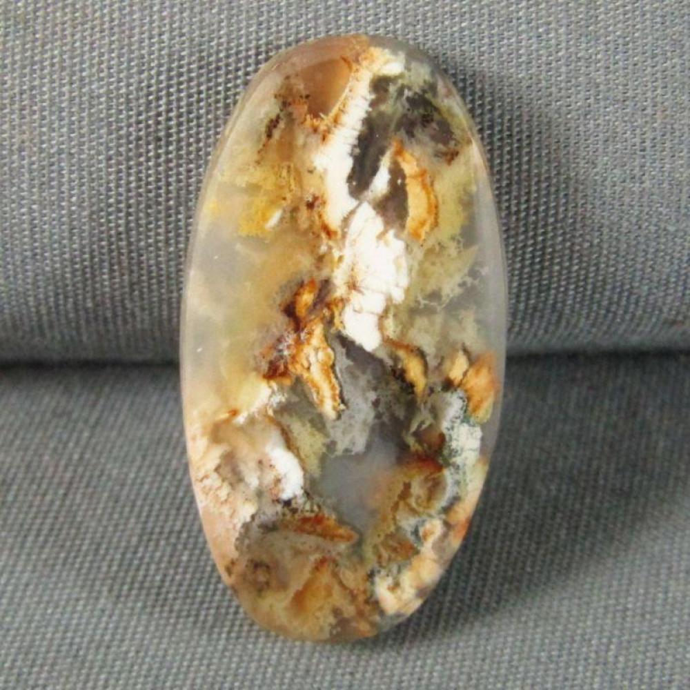 Graveyard Point Plume Agate Cabochon