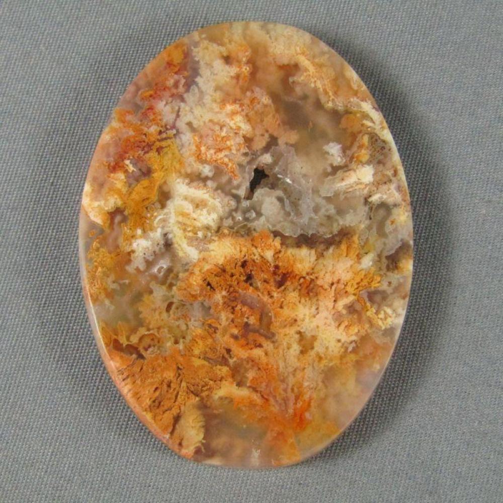Graveyard Point Plume Agate Cabochon