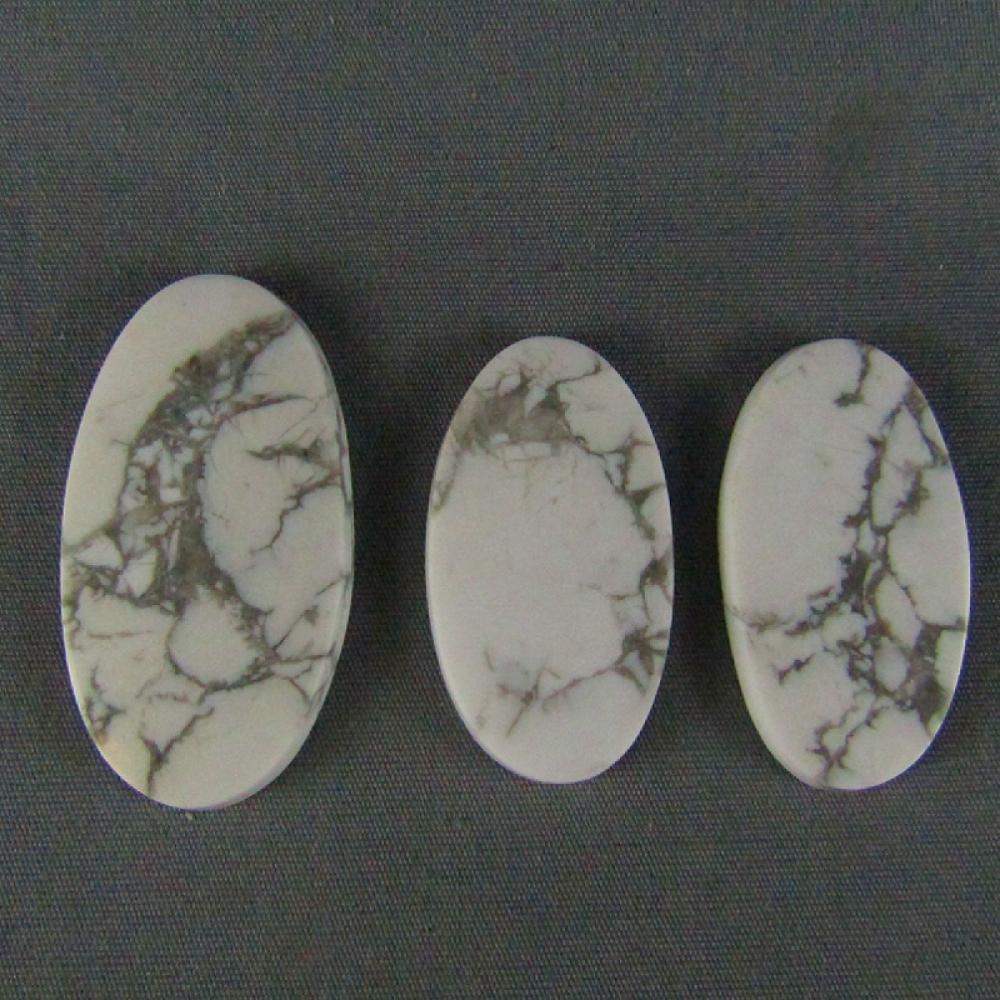 Howlite Cabochon SET 3 pc