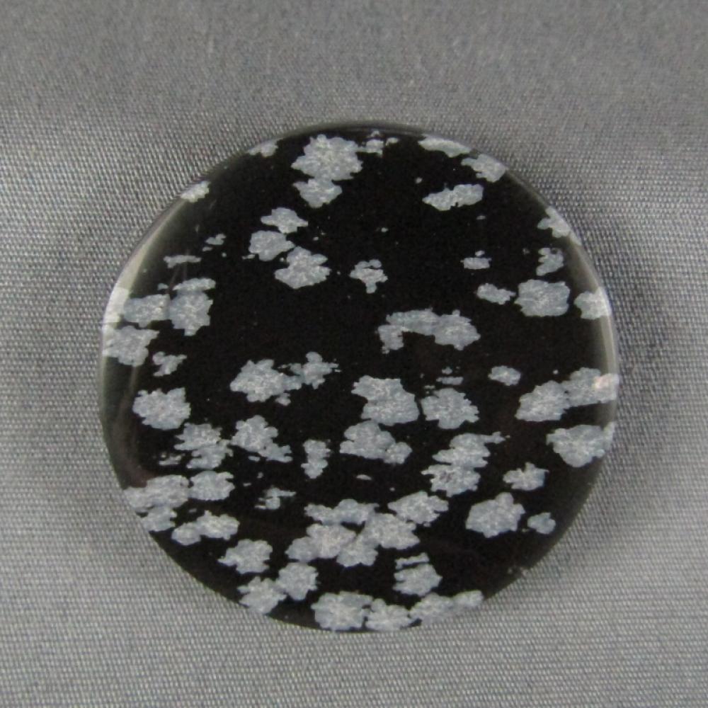 Snowflake Obsidian ROUND Cabochon