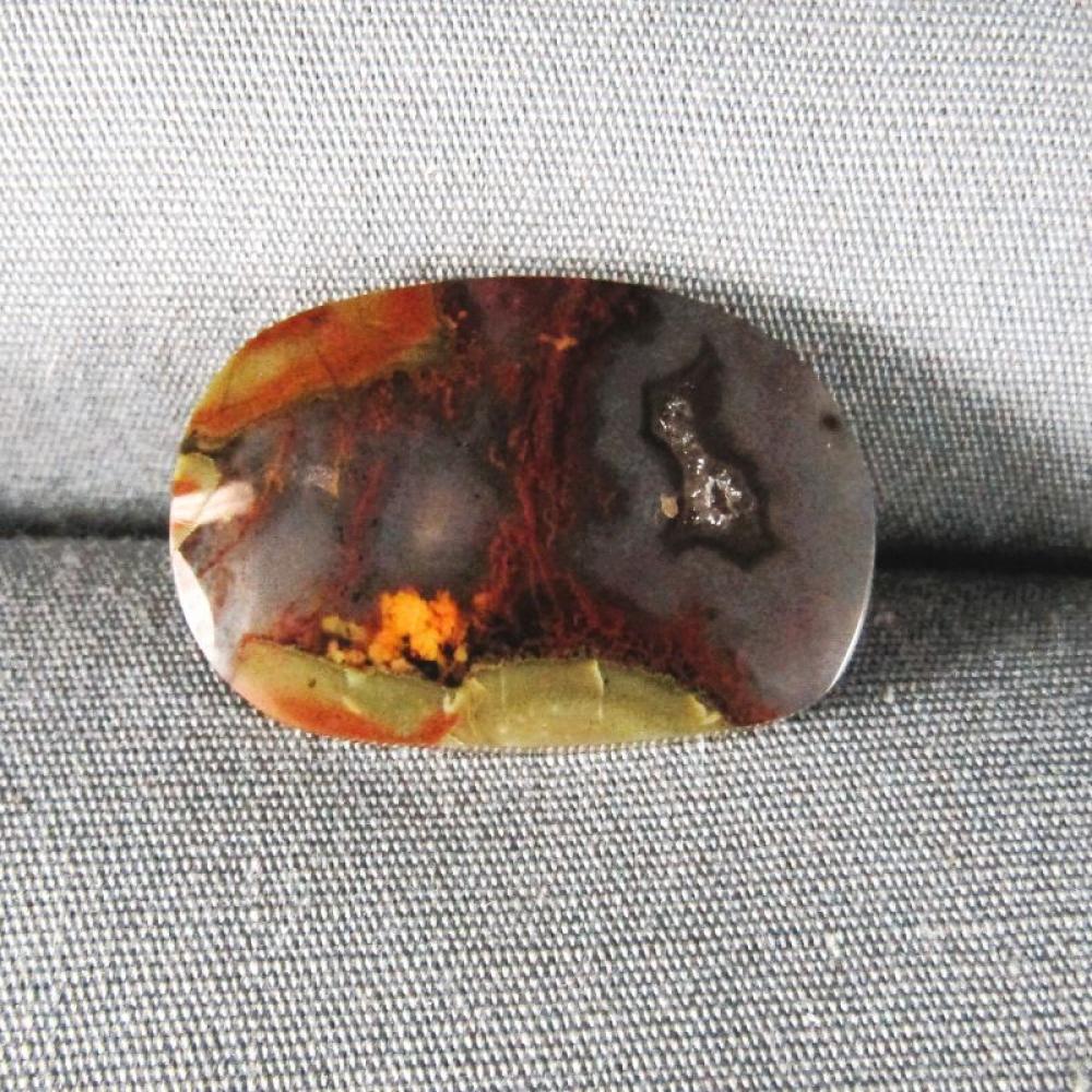 Priday Plume Agate Cabochon