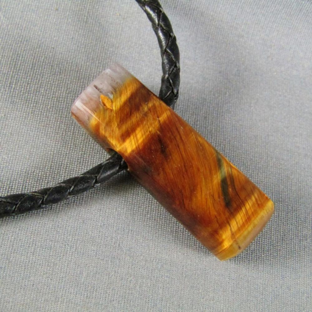Variegated Tigereye Rock Pendant