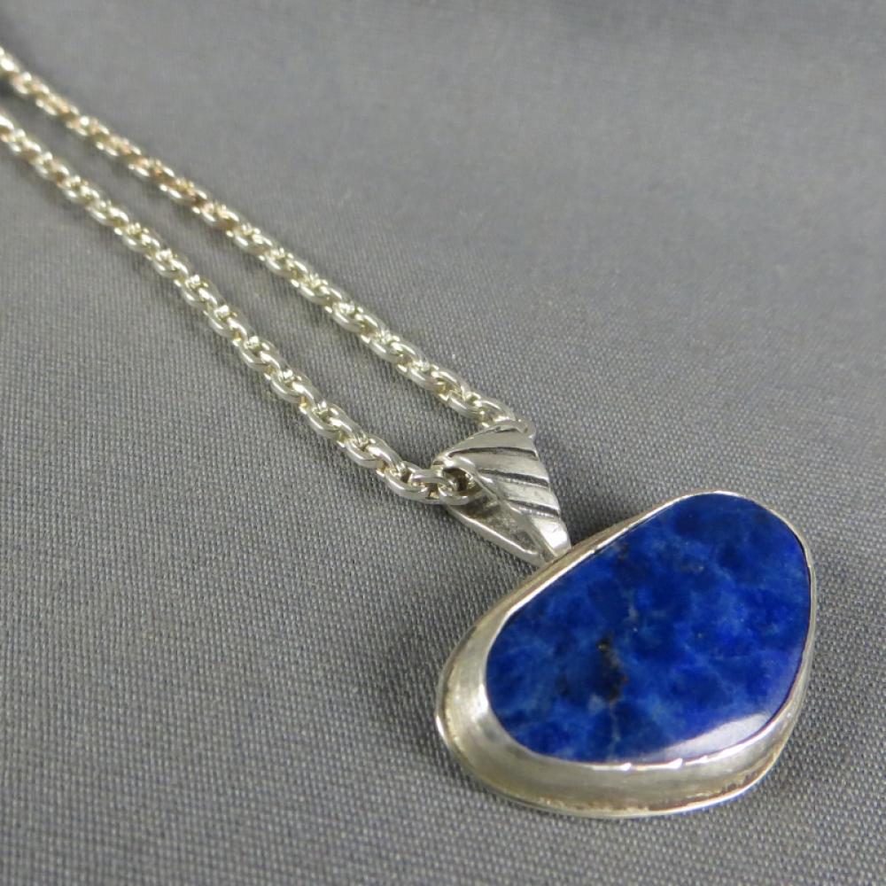 Lapis Sterling Silver Necklace
