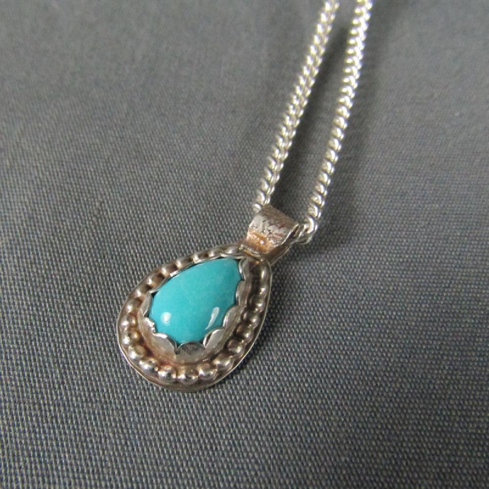 Turquoise Sterling Necklace