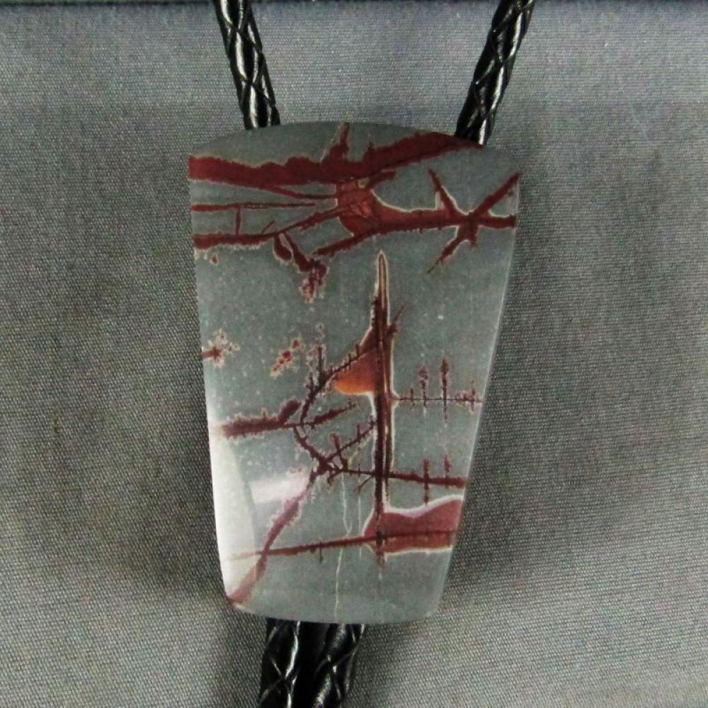Sonoran Dendritic Stone Bolo Tie