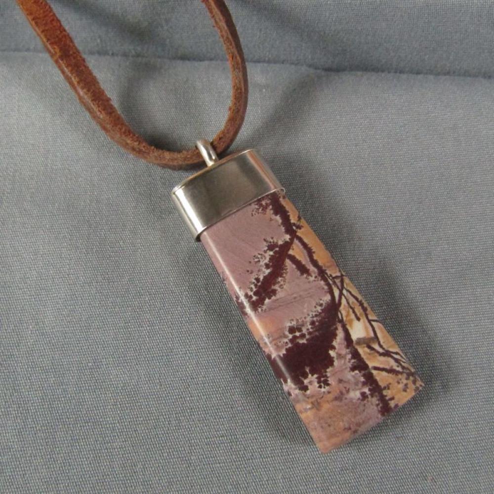 Sonoran Dendritic Sterling Silver Necklace