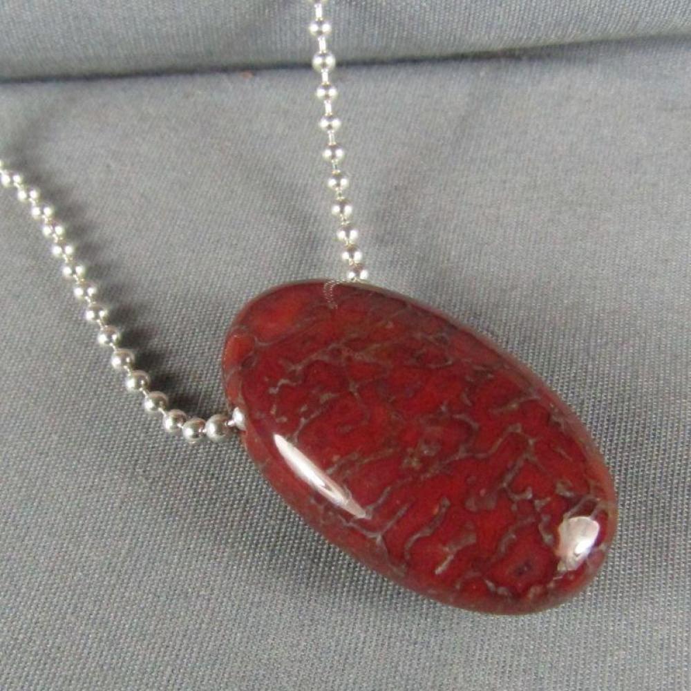 Dinosaur Bone Natural Pendant Gem