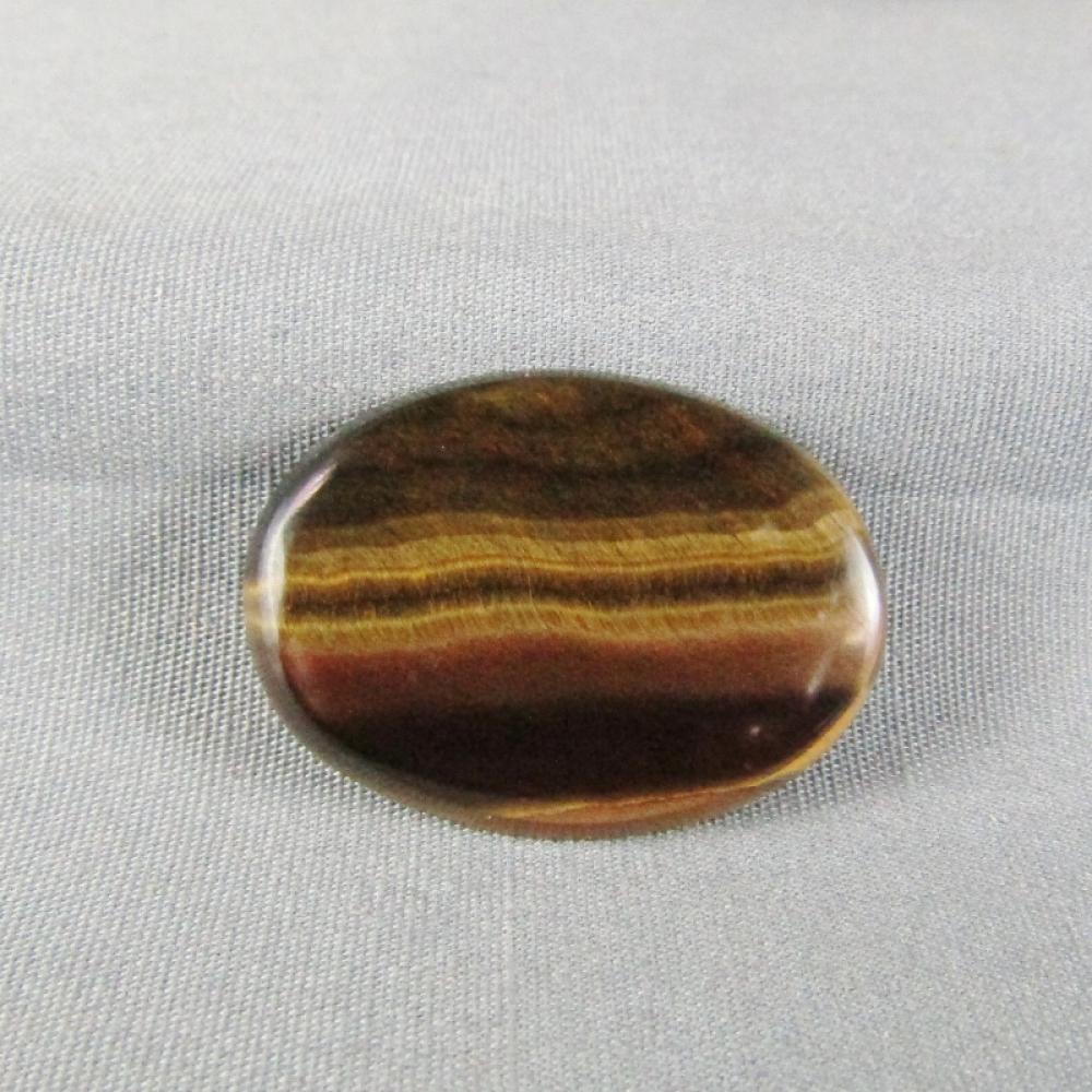 Variegated Tiger Eye Cabochon