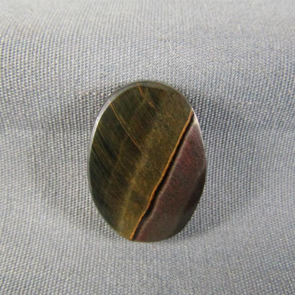 Variegated Tiger Eye Cabochon