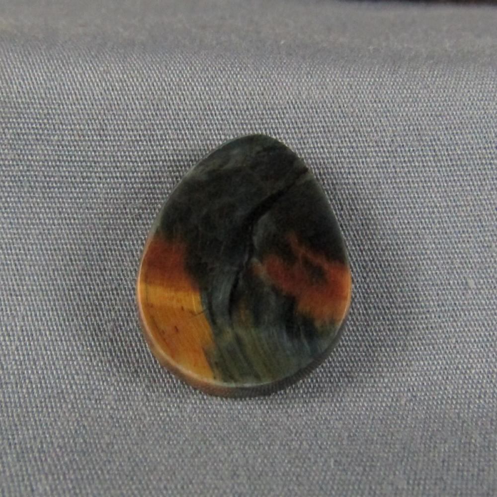 Variegated Tiger Eye Cabochon