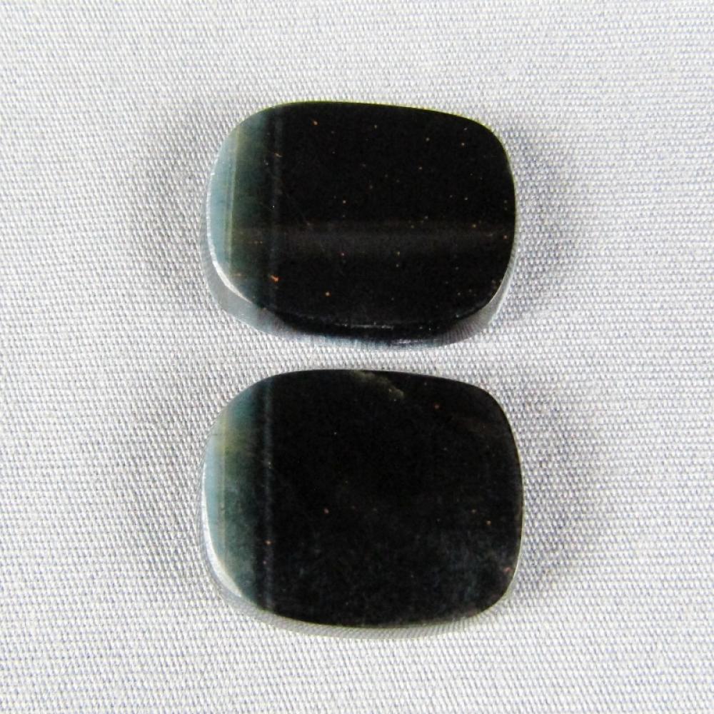 Blue Tiger Eye Cabochon PAIR