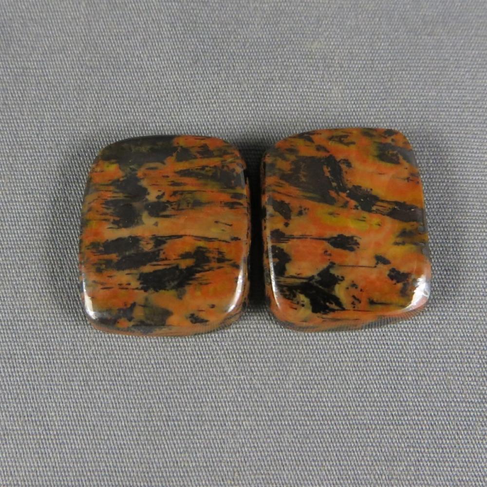 Tiger Tail Jasper Cabochon PAIR