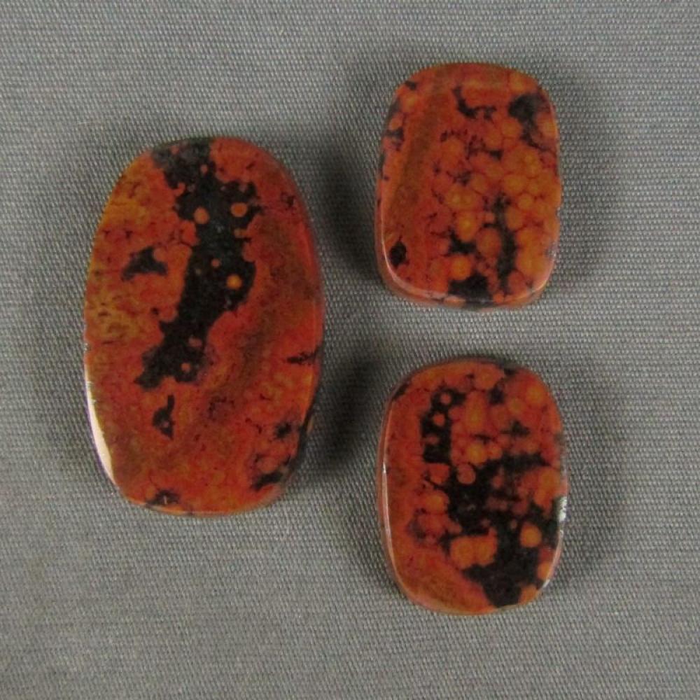 Tiger Tail Jasper Cabochon SET