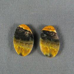 Bumblebee Jasper Cabochon PAIR