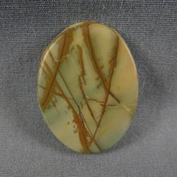 Cherry Creek Jasper cabochon