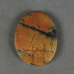 Cherry Creek Jasper cabochon