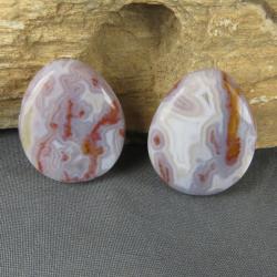 Cathedral Agate PAIR Cabochons
