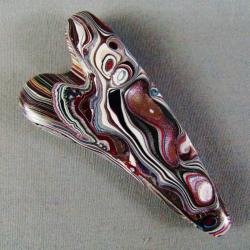 Fordite Cabochon Heart