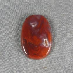Flame Agate Cabochon