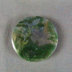 Green Moss Agate Cabochon