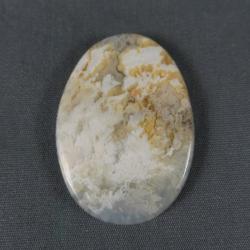 Regency Rose Plume Agate Cabochon